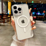 Luksuslik juhtmevaba laadimisega arvuti Magsafe l&auml;bipaistev &uuml;mbris iPhone 11 12 13 14 15 Pro Max Plus magnetilise l&auml;bipaistva kaitseraua &uuml;mbrise kate jaoks For iPhone 11 must