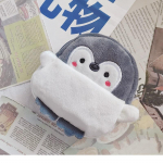 Uus Kawaii Anime Plush Penguin M&uuml;ntide Rahakotid Meeste Naiste Korea Mood Mini Armas T&otilde;mblukuga M&uuml;ntide Rahakott Poisile T&uuml;drukule