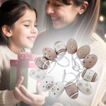 12 t&uuml;kki lihav&otilde;ttemunade ehismunade kaunistused, v&auml;rvilised n&ouml;&ouml;riga kooliprojektide jaoks