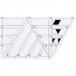 1 tk teppimisjoonlaud, plastikust &scaron;abloon K&auml;sitsi valmistatud tekimallid 1pc