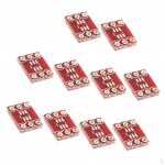 10 t&uuml;kki 6 kontaktiga SOT23 TO DIP-adapteri PCB pistikupesa katsekonverteri plaat