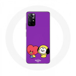 &Uuml;mbris Xiaomi Redmi Note 11s 5G BTS Bangtan Sonyeondan BT21 Tata V Chimmy Jimin jaoks