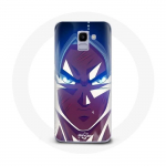 &Uuml;mbris Samsung Galaxy A8 2018 Dragon Ball Goku Angry Face jaoks