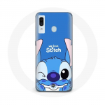 &Uuml;mbris Samsung Galaxy A20 Stitch armas sinine taust