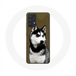Coque pour Samsung Galaxy A13 4G / A13 4G Lite Husky de Sib&eacute;rie