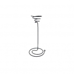 Lillealus Spiraaldisain Raud Art Air Ananassi Rack Roheline Taime Vitriin Hoidja Kaunistus Kodukaunistus M