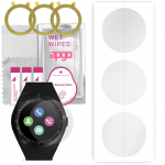 3x apgo Hydrogel Screen Protector for Media-tech Round Watch GSM MT855, Hydrogel Film, with positioning layer easy installation
