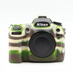Pehme silikoonkummist armor kaamerakoti &uuml;mbris Nikon D7000 keha nahka kaitsva katte jaoks kamuflaaž