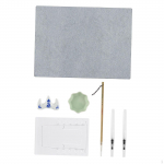 Hiina kalligraafia komplekt Kangast, riidest paberid, harjutades vees kirjutamist A4