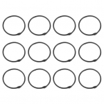 12 tk Vannitoa du&scaron;ikardina r&otilde;ngad roostekindlad, sujuvalt libisevad, tihedalt suletud kukkumisvastased &uuml;mmargused du&scaron;ikardinate konksud