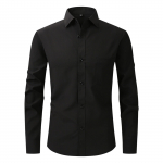 Four Side Stretch s&auml;rk Meeste vabaaja pikkade varrukatega s&auml;rk L must