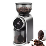 Kooniline Burr kohviubade veski espresso jaoks / Prantsuse press / T&uuml;rgi kohvimasinate puuteekraan EU Plug must