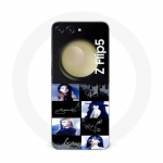 Coque Samsung Galaxy Z Flip5 blackpink signature photo