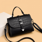 Naiste k&auml;ekott, &uuml;hev&auml;rviline seenior Crossbody kott koos moodsa naiste k&auml;ekotiga, &uuml;he &otilde;lakottiga 22*10*16cm must