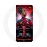 Coque Maniacase pour Samsung Galaxy A51 5g Lewis Hamilton Ferrari officiel