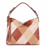 Naiste kotid Naiste Tutt Patchwork K&auml;ekott 2024 Kevadine Luksusbr&auml;ndi Disainer k&auml;ekotid Kvaliteetsest nahast Hobo &otilde;lakotid