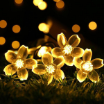 Solar String Lights 5M 7M 12M 22M Kirsi&otilde;ied Aiavalgustid LED String valgustid Outdoor Fairy Lights Street Flower Garland 22M soe valge v&auml;rv