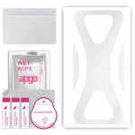apgo Ultra Clear Protective Skin Sticker for the back compatible with Black Shark 3, Wrap Film, Hydrogel Film, Flexible, Soft TPU with positioning lay