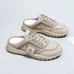 Naiste muulad jalatsid, libisevad tossud, v&otilde;rkkangas, slaidid, platvorm, hingavad ja libisemiskindlad k&otilde;ndimiskingad. 39