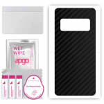 apgo Protective Skin Sticker for the back compatible with Asus Zenfone AR ZS571KL, Wrap Film, Foil, Vinyl - Pattern Carbon Black