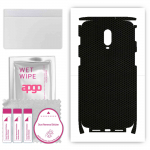 apgo Protective Skin Sticker for the back+sides compatible with OnePlus 6T ML, Full Wrap Film, Foil, Vinyl - Pattern Matrix