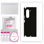 apgo Protective Skin Sticker for the back+sides compatible with Samsung W24, Full Wrap Film, Foil, Vinyl - Pattern Matrix