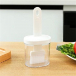 &Otilde;lihari K&ouml;&ouml;giklapp majapidamises kuumuskindel silikoonist s&ouml;&ouml;dav pintslikaste Grilliharjapressi t&uuml;&uuml;p integreeritud pudeliga punane