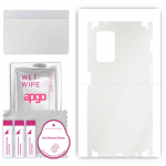 apgo Protective Skin Sticker for the back+sides compatible with Realme 9i, Full Wrap Film, Foil, Vinyl - Pattern Matte Transparent