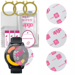 3x apgo Ultra-Clear Hybrid protective glass compatible with Xiaomi Watch S1 Active, flexible nano glass, great replacement for tempered glass, scratch