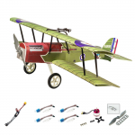 Tantsivad tiivad Hobby E33 SE5A 800mm tiibade siruulatus PP vahtplastist kaugjuhtimispult Lennuk Fikseeritud tiivaga biplaan Type 2 roheline