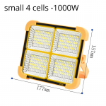 5000W LED-lamp kaasaskantav prožektor t&ouml;&ouml;valgusti laetav sisseehitatud aku v&auml;li valgus jahipidu telkimine latern taskulamp built-in battery