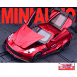 1/32 Skaala Corvette ZR1 Mudelauto Sulamist Auto Heli ja Valgustuse Simulatsioon Tagasit&otilde;mmatav Auto M&auml;nguasi S&uuml;nnip&auml;evakingitus 1/32-Size:15*7*4cm
