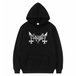 Meeste kapuutsiga naiste dressipluus Vintage The True Mayhem Pusad Topid Punk Y2K Pusad Talvine s&ouml;rkimistop XS must