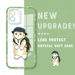 P&otilde;rutuskindel Cartoon Astronaut Crystal Case t&auml;iskaanega kaamera kaitse l&auml;bipaistev pehme telefoni korpus Vivo Motorola jaoks Vivo S1