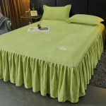 &Uuml;hev&auml;rviline voodiseelik Sametine voodikate talveks Nahas&otilde;bralikud madratsikaitsed roupa de cama Kodune voodikate (Padjap&uuml;&uuml;r puudub) 120x200cm 1pc