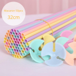 50 tk 32 cm &otilde;hupallipulk mitmev&auml;rvilisest plastikust makaroni &otilde;hupallihoidjaga tassid pulmadeks s&uuml;nnip&auml;evaks sisustustarvikud, hulgim&uuml;&uuml;k