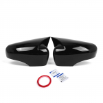 2tk k&uuml;ljepeegli kaane ukse tiibpeegli kaane korgi vahetus Renault Clio 4 2012-2019 jaoks must