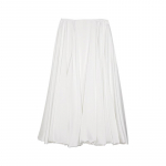 &Otilde;hupalli seelik, pikk naiste satiin Vintage vaba k&otilde;rge v&ouml;&ouml;kohaga A-line Maxi Bubble seelik Office Lady Elegantne naiste Y2K t&auml;navar&otilde;ivad L valge