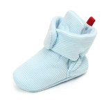 Vasts&uuml;ndinu sokid kingad poiss, t&uuml;druk, t&auml;ht v&auml;ikelapse, esimesed jalutusk&auml;rud puuvillased mugavused pehmed libisemisvastased soojad h&auml;lli kingad 13cm sinine