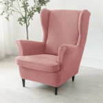 Elastne kaldus tiivaga tooli kate Polar fliisist King tugitooli kate Stretch Wingback diivanikatted padjakattega kodukaunistusega