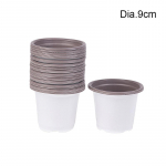 10 tk plastist lillepoti kasvatamine sukulentsete taimede jaoks V&auml;ike lillepott Lihtne istutuspott, paksendatud taimepotid 11.5*10.5cm