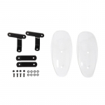 Mootorratta k&auml;epideme k&auml;ekaitse tuuleklaasi k&uuml;lmakaitse tuulesuunaja kilp muudetud