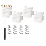 4 tk veepudeli nupu asendusosad Owala FreeSip kaane jaoks. T&auml;iuslik tihendus, et v&auml;ltida tilkumist. Veepudeli lisatarvikut on lihtne vahetada ja kasutada 4pcs valge