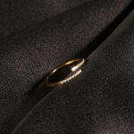 Avatud v&auml;ga &otilde;huke s&otilde;rmus naiste h&otilde;bedane v&auml;hemusgruppi kuuluv moepuuri isiksus, hea meelega v&auml;ike s&otilde;rm, peen ring opening adjustable