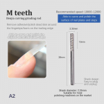 3/32 varrega volframkarbiidist k&uuml;&uuml;neviil elektrilise manik&uuml;&uuml;ri masina jaoks
