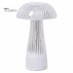 Juhtmeta seente laualamp Pehme valgustusega v&auml;relusvaba lihtsalt juhitav akuga t&ouml;&ouml;tav kaasaskantav LED-lamp v&auml;ike &ouml;&ouml;valgus Warm light