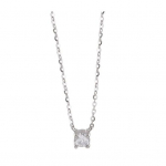 Naiste kaelakee Rhinestone ripats, reguleeritav pikendatud pikkusega &otilde;&otilde;nsa ketiga Daami rangluu kaelakee 4mm
