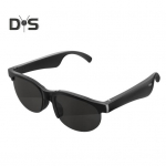 Bluetoothiga &uuml;hilduvad nutikad prillid k&otilde;rvaklapid, veekindlad &uuml;likerged, stabiilsed UV-kaitsega juhtmevabad p&auml;ikeseprillid koos k&otilde;rvaklappidega must