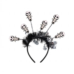 Halloweeni peapael Spider Strip peapael Ghost Festival Party Atmosf&auml;&auml;ri paigutus Radiaalne peakate One Size