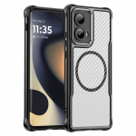 Fundas Motorola Edge 2024 s&uuml;sinikkiust matt telefoni&uuml;mbris Moto Edge gen5 jaoks Magsafe'i juhtmevaba laadimise jaoks Magsafing magnetkate Edge 2024 5G jaoks For Motorola Edge 2024 must